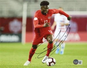 ALPHONSO DAVIES SIGNIERT 8x10 FOTO BUNDESLIGIST FC BAYERN MÜNCHEN BECKETT BAS - Bild 1 von 2