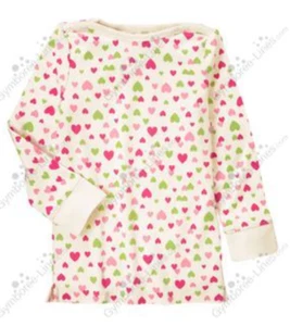 Gymboree Heart Boatneck Tee Size 12 - Picture 1 of 8
