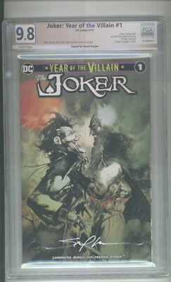 JOKER: YEAR OF THE VILLAIN #1  PGX 9.8 SS  "SIGNED BY STUART SAYGER" - Image 1 of 2