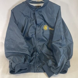 Matco Tools Nylon Button Up Jacket Sz XL Embroidered 25th Anniversary Blue - Picture 1 of 7