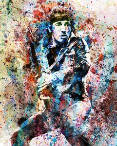 Bruce Springsteen - Limitierte Auflage Kunstdruck 16x20" - Bild 1 von 4