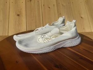 Men's White Running Sneakers Lace Up Athletic Shoes Size 14 Casual Activewear - Picture 1 of 10