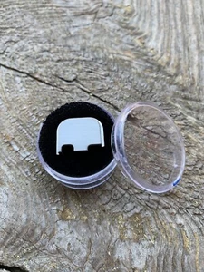 Custom STAINLESS STEEL Glock Backplate, Slide Plate fits Glock 42 ONLY! - Picture 1 of 4