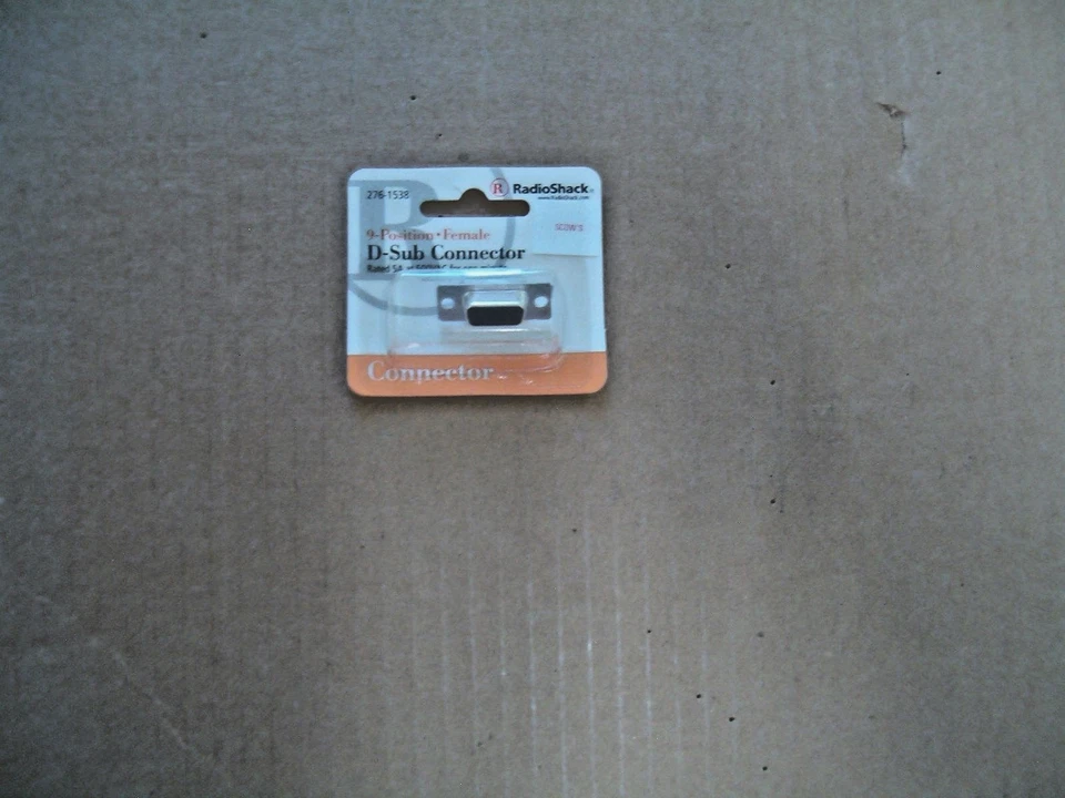 RadioShack 276-1538 9-Position Female D-Sub Connector - Image 1 of 1