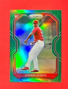 Johan Oviedo ~ 2021 Panini Prizm ~ Rookie Green Prizm #176 - Picture 1 of 2