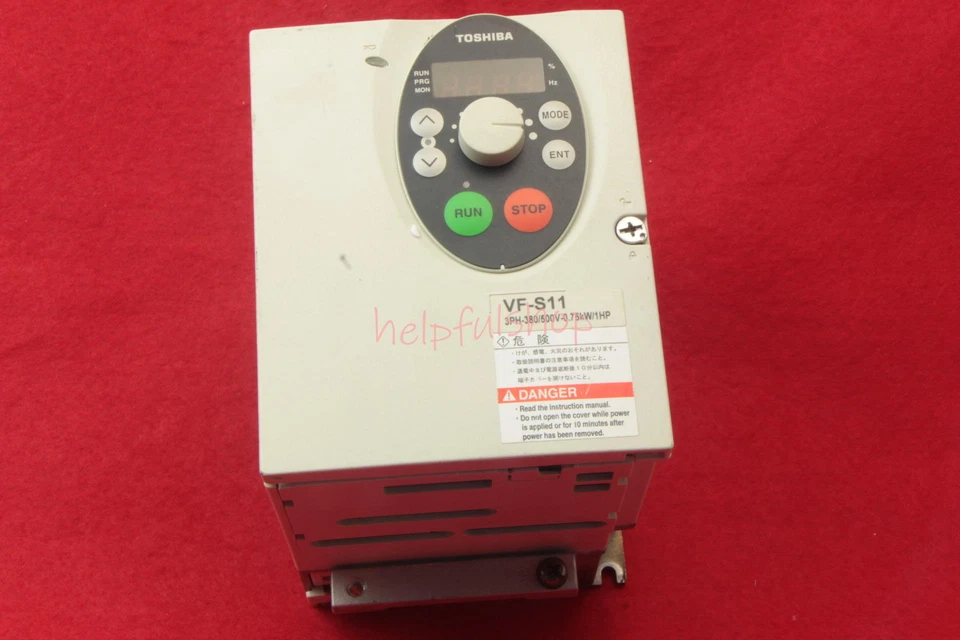 1PCS TOSHIBA Inverter VFS11-4007PL-WN 380V 0.75KW Tested - Image 1 of 1