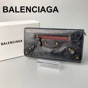 BALENCIAGA Classic City Continental Long Wallet Black Used - Picture 1 of 10