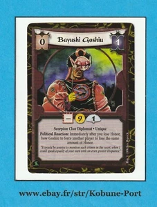 Bayushi Goshiu Promo Jade L5R CCG Legend of the Five Rings - Bild 1 von 1