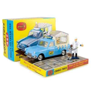 Corgi Model Club Toys.447.Wall's Ice Cream Van On Ford Thames.With Figures.Cert. - Picture 1 of 5