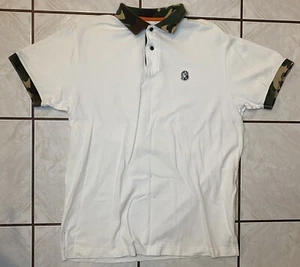 Billionaire Boys Club BBC White/Camo Polo T-Shirt Size XL - Picture 1 of 15