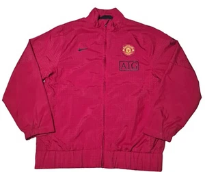 Manchester United 2009/2010 Training Football Jacket Jersey Nike SIZE-Large - Picture 1 of 11