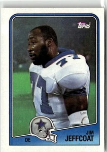 1988 TOPPS JIM JEFFCOAT DALLAS COWBOYS #267 - Picture 1 of 2