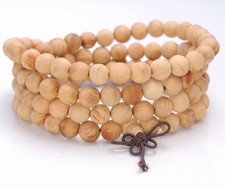 8MM BARBIE AROMATIC SANDALWOOD THUJA SUTCHUENENSIS ROUND LOOSE BEADS 34"