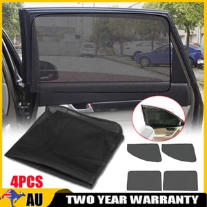 4x Magnetic Car Window Sun Shade UV Protection Front+Rear Side Window curtain AU - Picture 1 of 10