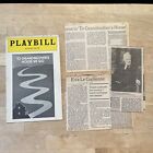 Vintage TO GRANDMOTHER’S HOUSE WE GO Feb 1981 Broadway Playbill EVA LE GALLIENNE