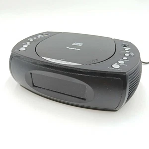 Karcher UR 1308 Radiowecker CD-Player UKW Radio Wecker USB-Ladefunktion dunkles  - Bild 1 von 7