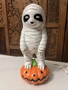 Mummy Sloth Figurine Halloween Figure Sculpture 10 inch Cute Animal Decor NEW - Picture 1 of 4