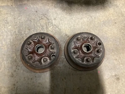 MG TD Front Brake Drums - Image 1 of 3
