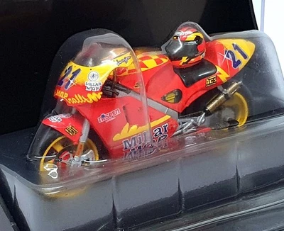 Onyx 1/24 Scale XM054 - Honda NSR V2 Millar MQP #21 Goorbergh - Red/Yellow  - Image 1 of 4