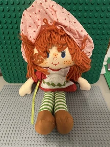 Vintage Strawberry Shortcake 16 Zoll Stoffpuppe Retro 1980er Plüsch - Bild 1 von 11