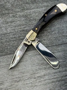 Frost German Stainless Folding Drop Point Sheepsfoot Blade 2.5” Pocketknife - Picture 1 of 18