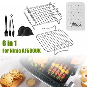 Air Fryer Accessories, Dual Air Fryer Accessories for Ninja Foodi FlexDrawer - Picture 1 of 11