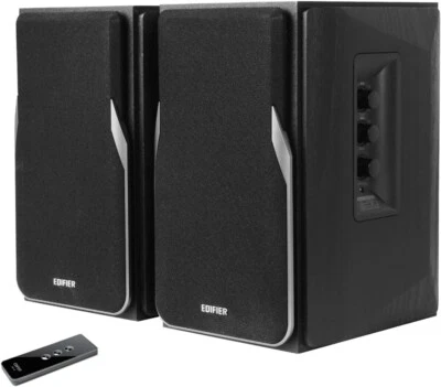 Edifier R1380T Powered Bookshelf Speakers – 42W RMS, Dual RCA, Studio Sound - Image 1 of 4