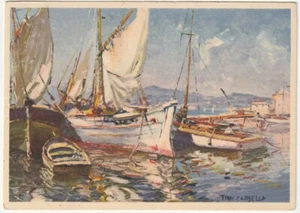 ILLUSTRATORE - ARTIST SIGNED - TONY CARDELLA - SAINT TROPEZ -13163- - Imagen 1 de 1