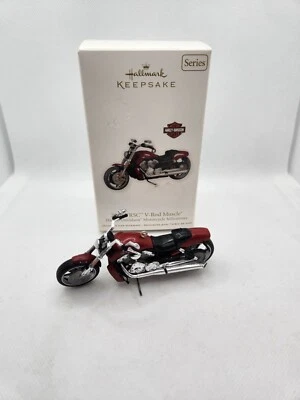 Ornamento Hallmark Keepsake 2010 Harley-Davidson VRSC V-Rod Muscle Motorcycle  - Imagem 1 de 4