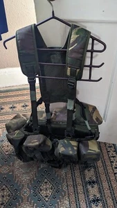 ARNÉS PRINCIPAL DE YUGO DE TELA COMPLETA EJÉRCITO BRITÁNICO DPM + 6 BOLSAS - Imagen 1 de 14