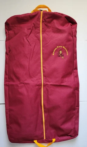 Arizona State University Sun Devils Travel Garmet Bag with Hanger Hook Maroon Cover