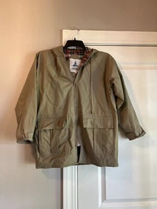 Misty Harbor Women's S Rain Coat Flannel Lined / Tan .. See Pics* - Picture 1 of 10