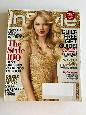 TAYLOR SWIFT * THE STYLE 100 December 2009 INSTYLE MAGAZINE Hairstyle Tricks - Image 1 of 4