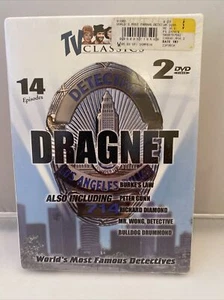 Dragnet The Worlds Most Famous Detectives (DVD, 2003) 14 episodes 2 disk set NEW - Picture 1 of 9