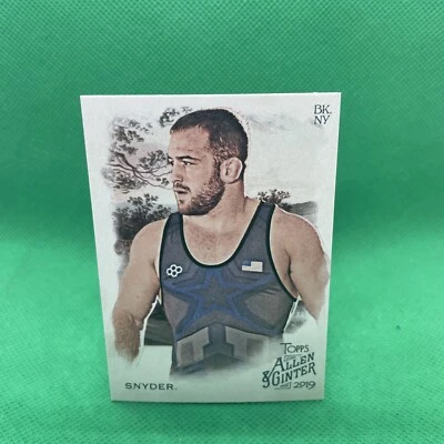 2019 Topps Allen & Ginter Base #158 Kyle Snyder Freestyle Wrestler - Image 1 of 2