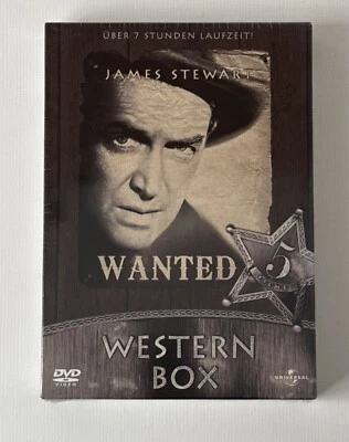 Western Box - James Stewart Western Filme - Boxset mit 5 Kultfilmen - Neu & Ovp - Bild 1 von 2