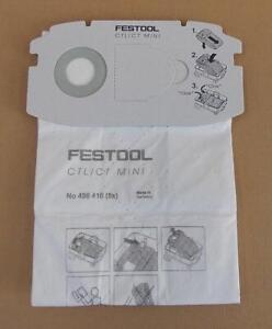 Festool 5x SELFCLEAN Filtersack SC FIS-CT MINI Vlies