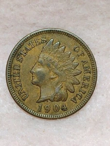 1904 ~ INDIAN HEAD CENT ~ CH XF - Bild 1 von 2