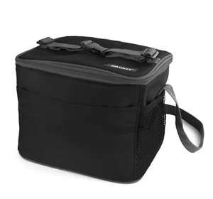 Durable, Polycanvas Lunch Cooler, Black - Picture 1 of 14