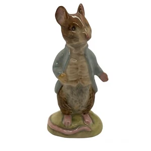 Beatrix Potter Figurine Johnny Town-Mouse Beswick England Mouse Vintage - Picture 1 of 12