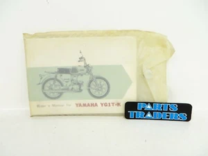 NOS Genuine Yamaha Owner's Rider's Manual YG1T-K 1965 Trailmaster - Picture 1 of 2