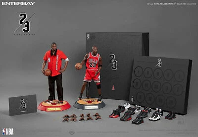 Enterbay NBA Michael Air Jordan 4 Nike Shoes FINAL 1:6 Real Masterpiece 2 FIGURE - Image 1 of 4