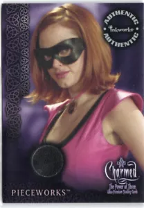 Charmed The Power of Three 2003 Costume PW4 Rose McGowan as Paige Black Leather - Picture 1 of 1