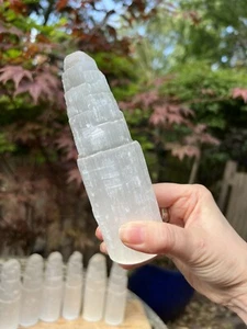 Selenite Large Mountain 15cm Satin Spar - Picture 1 of 4