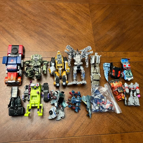 Transformers Lot of 16 for parts, generations,  rotf, dotm, movie, energon T9 Cover