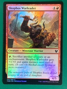 Skophos Warleader 154/254 Theros Beyond Death Common Foil MTG - Picture 1 of 2
