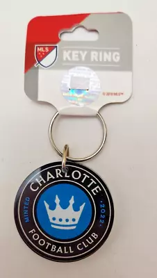 Charlotte FC MLS WinCraft Acrylic Key Ring - Image 1 of 2