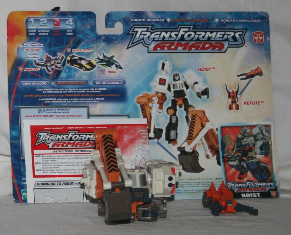 Hasbro Transformers Robots In Disguise Armada Series - HOIST with Refute Mini-con Action Figure