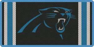 Carolina Panthers Premium Laser Cut Tag License Plate, Jersey Design,...