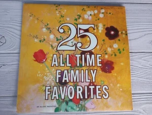 25 ALL TIME FAMILY FAVORITES/BELOVED MELODIES VINYL LP - Picture 1 of 8